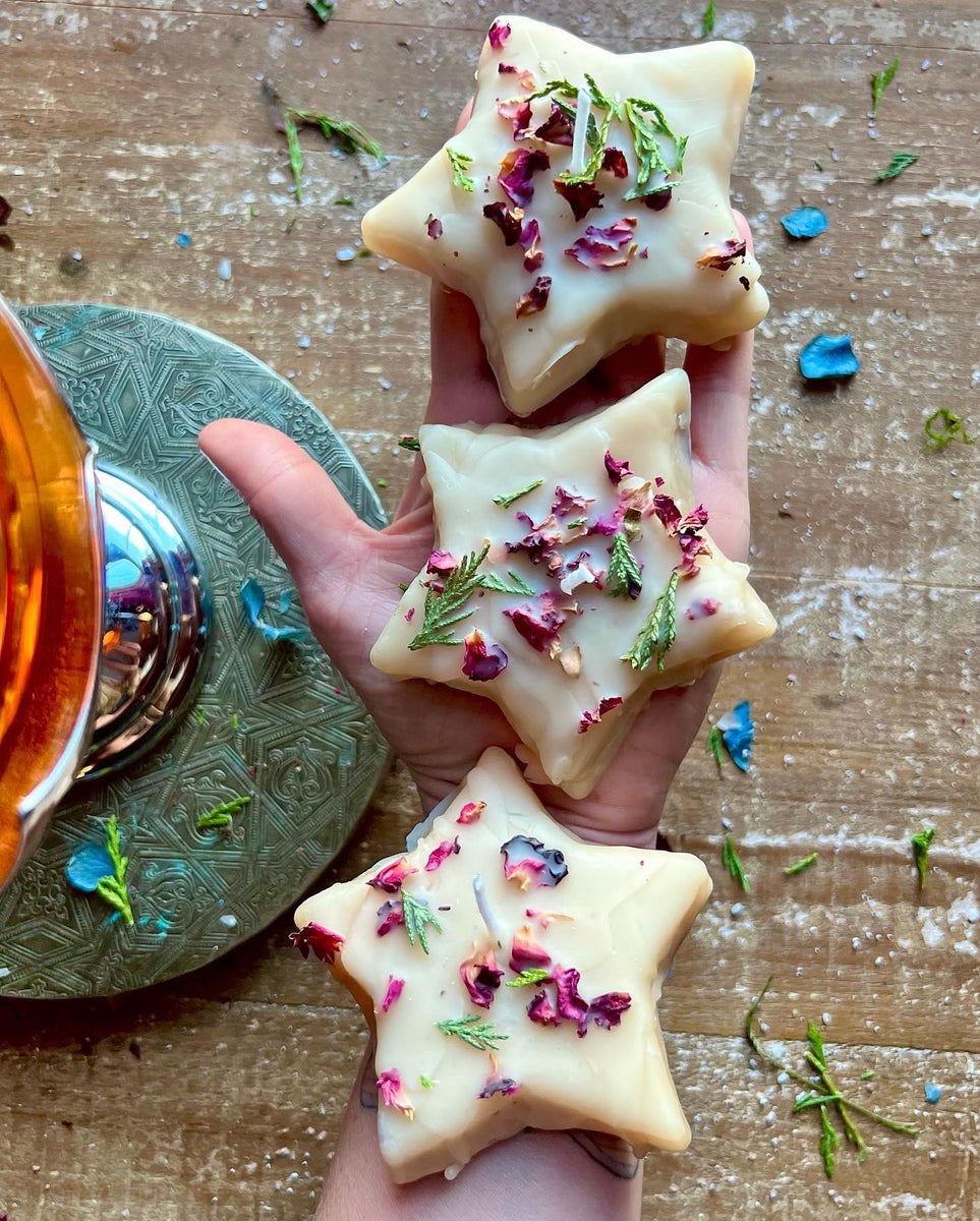 Floating Star Candles The Mossy Apothecary