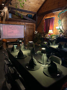 Hocus Pocus Movie Experience + Witch Hat Decorating