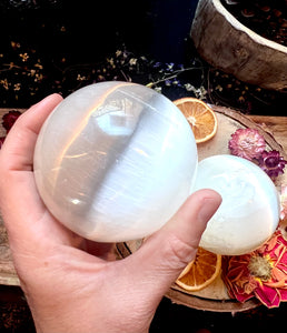 Large Selenite Spheres