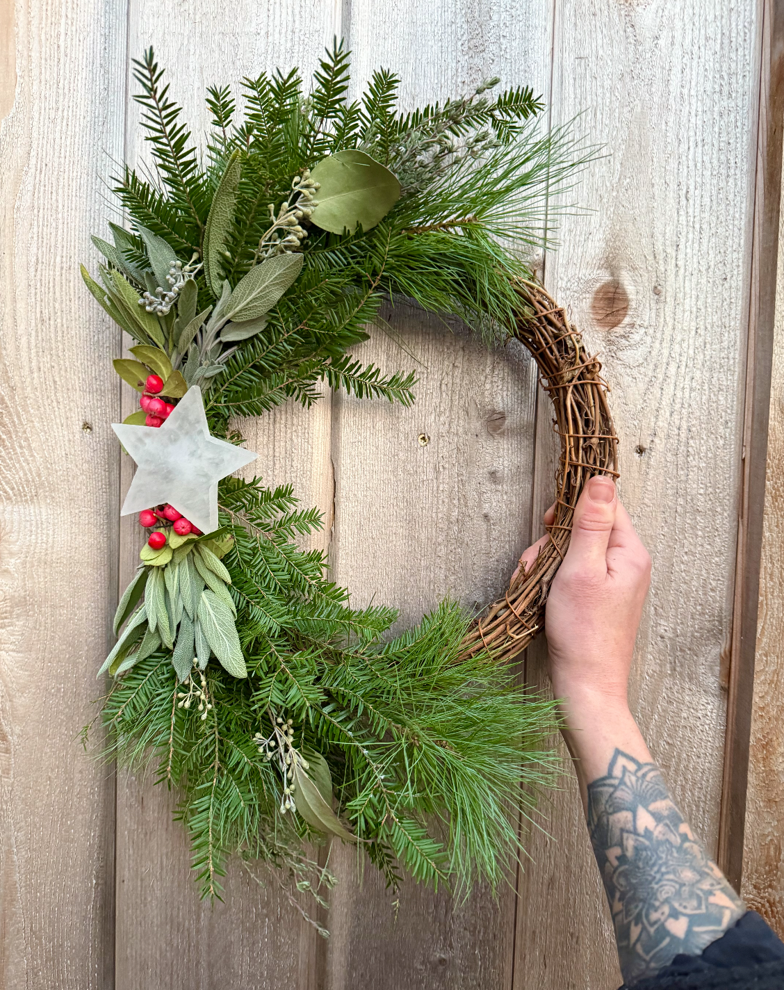 [at-home] DIY Winter Star Wreath Kit