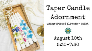 Taper Candle Adornment
