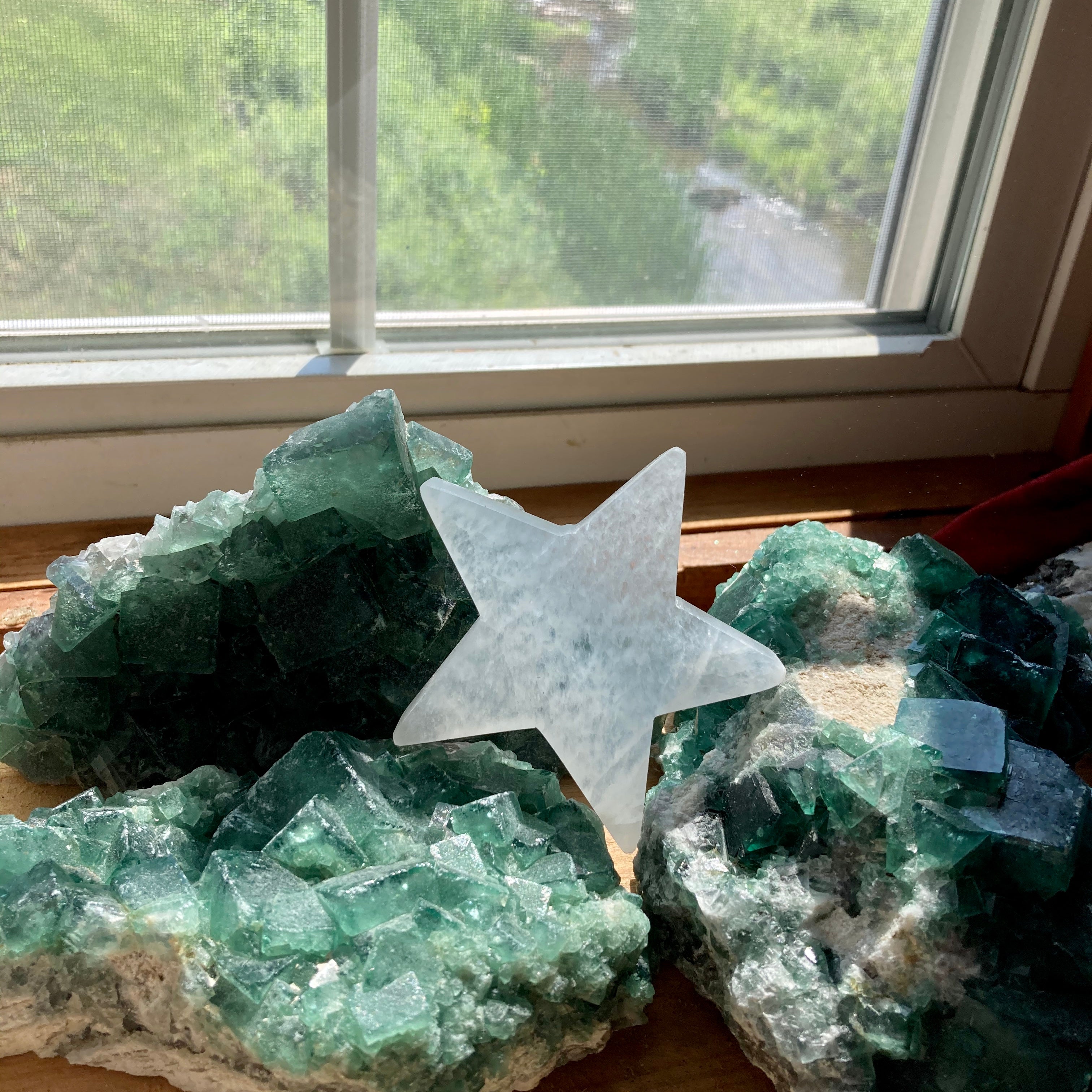 Selenite Star ☆ Charging Plate