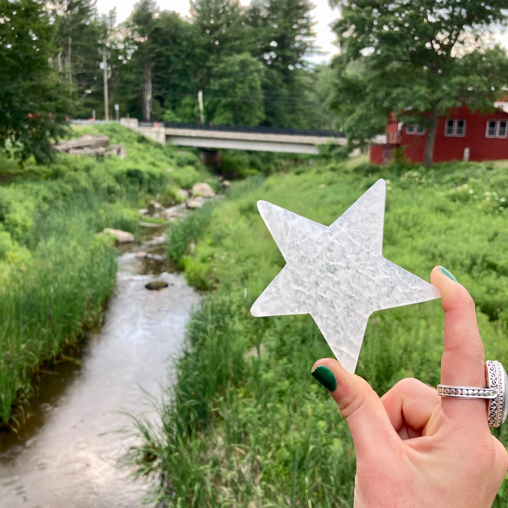 Selenite Star ☆ Charging Plate