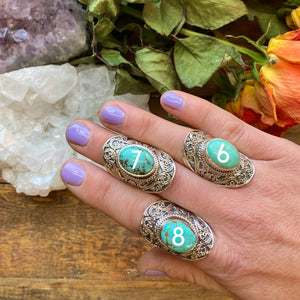 Turquoise Rings ☆ Serenity + Peace