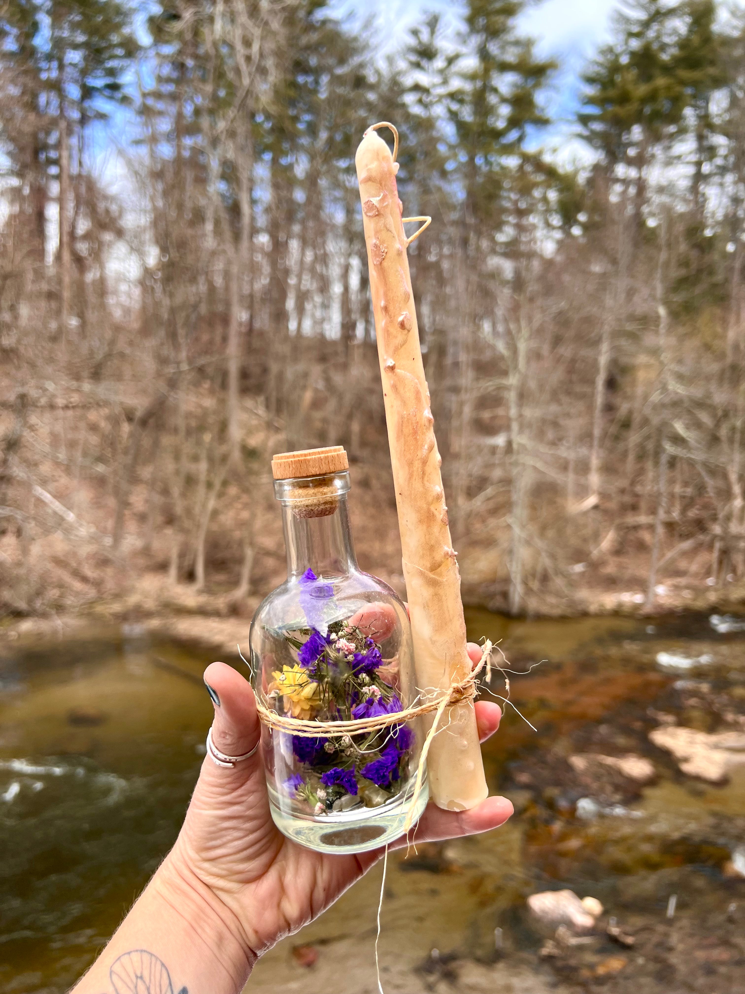 Serpentine Spell Bottle
